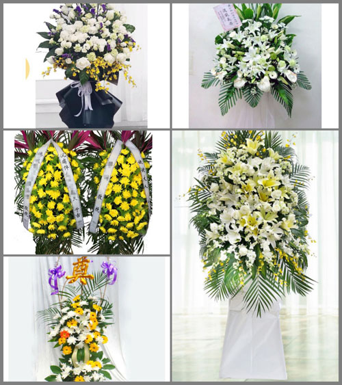 福建宁德屏南县黛溪镇泮地村白事花篮预定