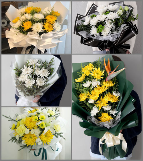 福建宁德屏南县黛溪镇泮地村白事花束代送